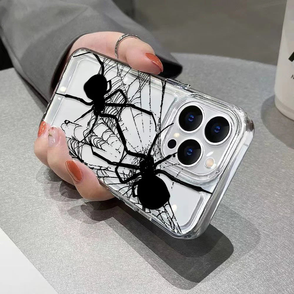 Transparent Phone Case For iPhone Soft Silicone Shockproof Funda Cover