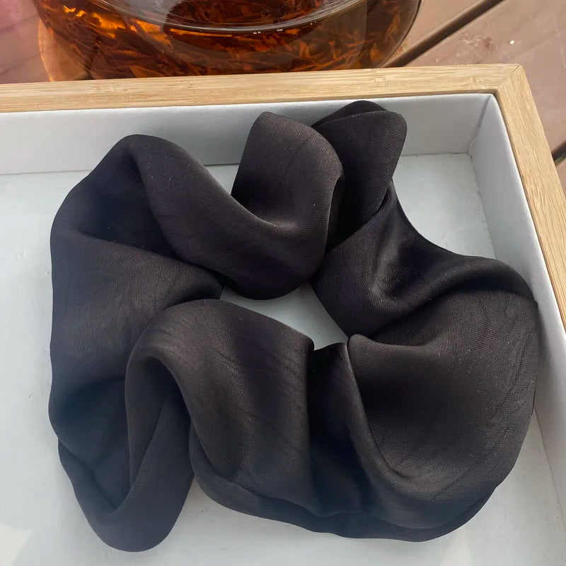 fashion silk hair scrunchies
