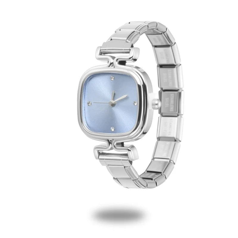 High Quality Men Women's Stainless Steel Round Simple Watch