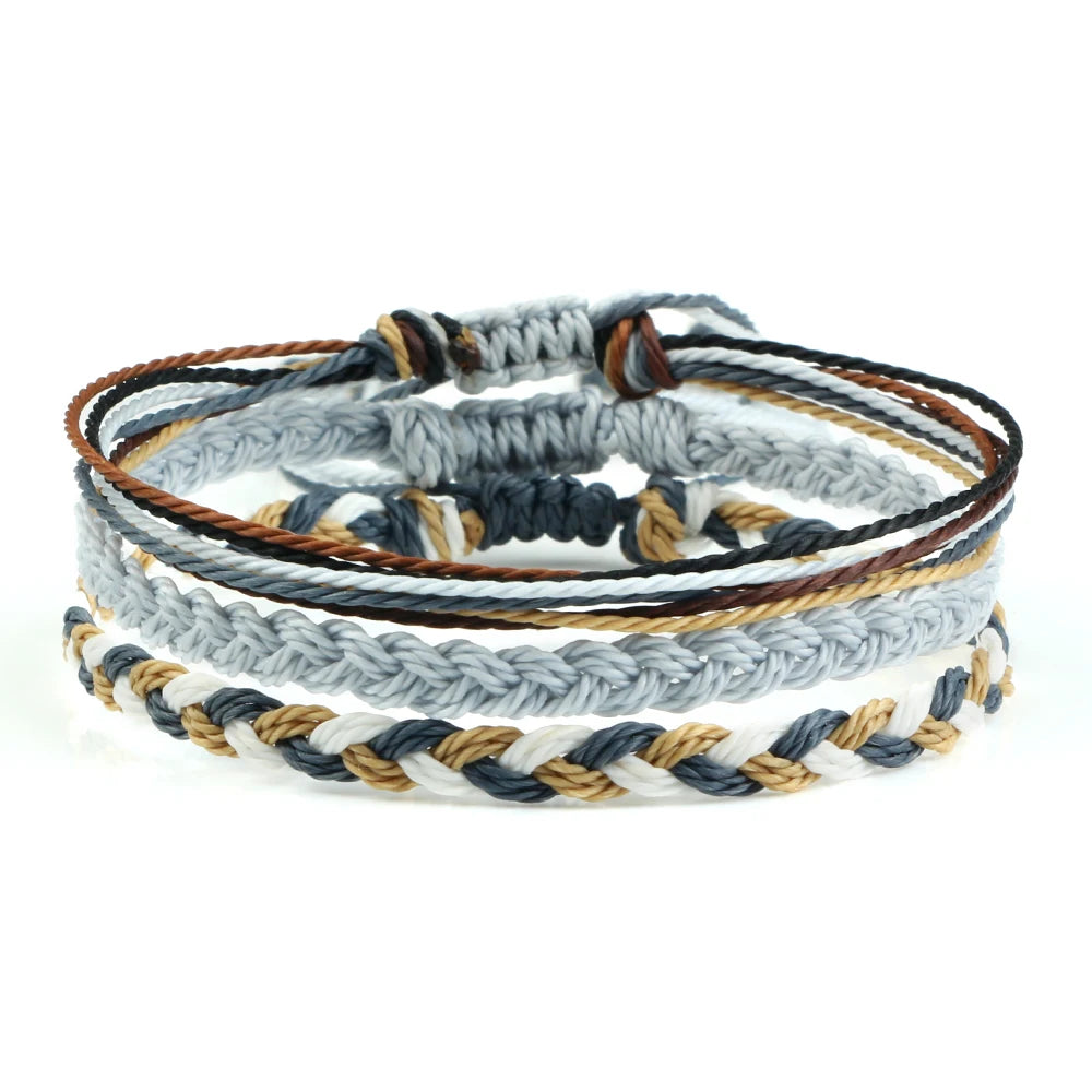 3Pcs/set Multi Color Tibetan Buddhist Bracelet