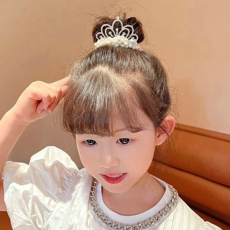 2PC Fashion Pearl Crown Princess Hair Bands