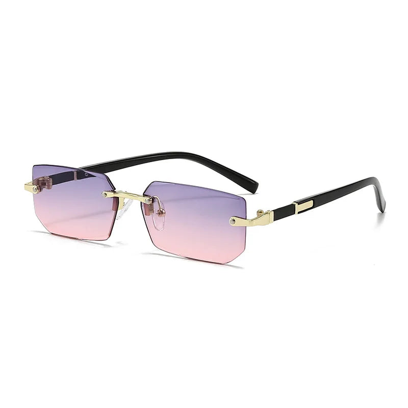 Sunglasses Rectangle Fashion Popular Women Men
