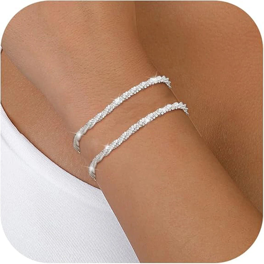 Sterling Silver Bracelets for Women