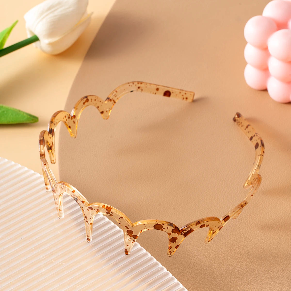 Hair Comb Non-Slip Headband Plastic