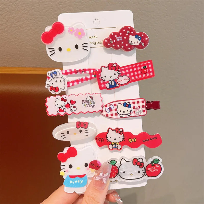 10pcs Children's Hair Clip HelloKitty