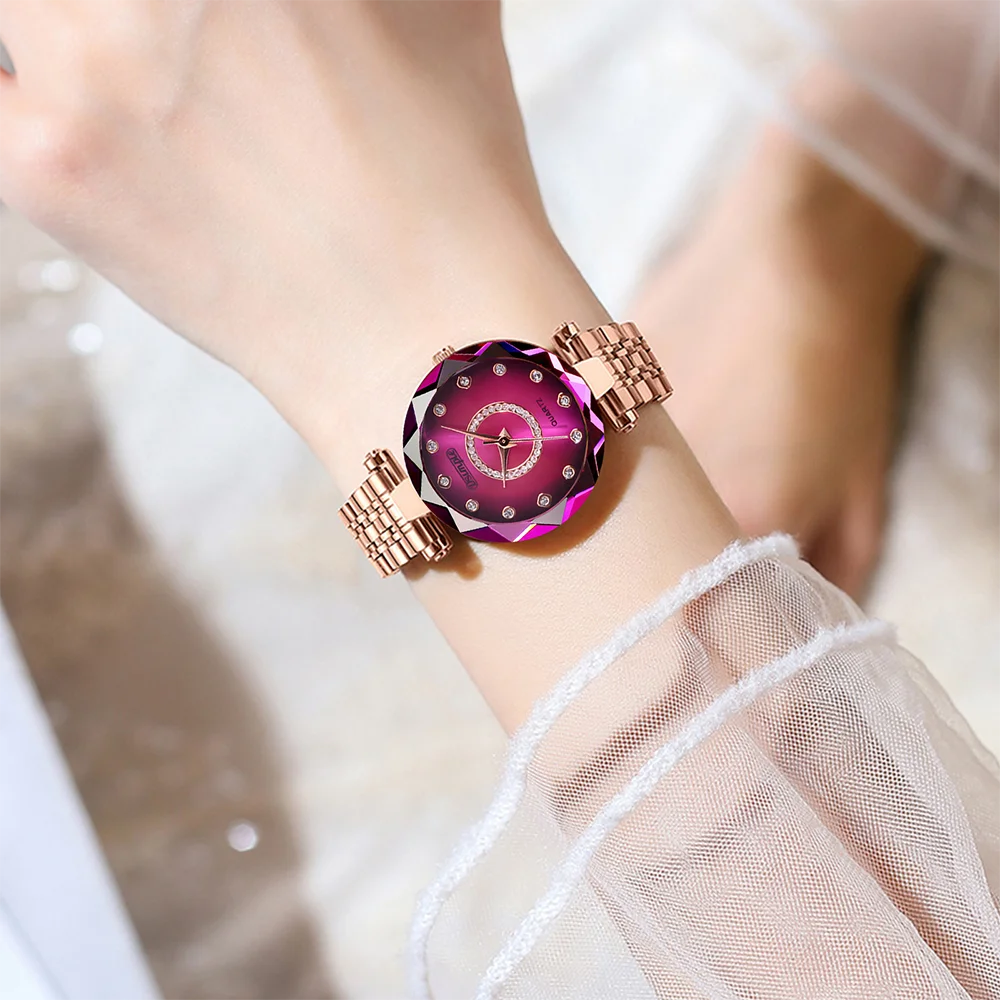 2pcs Luxury Elegant Women's Watch Set,