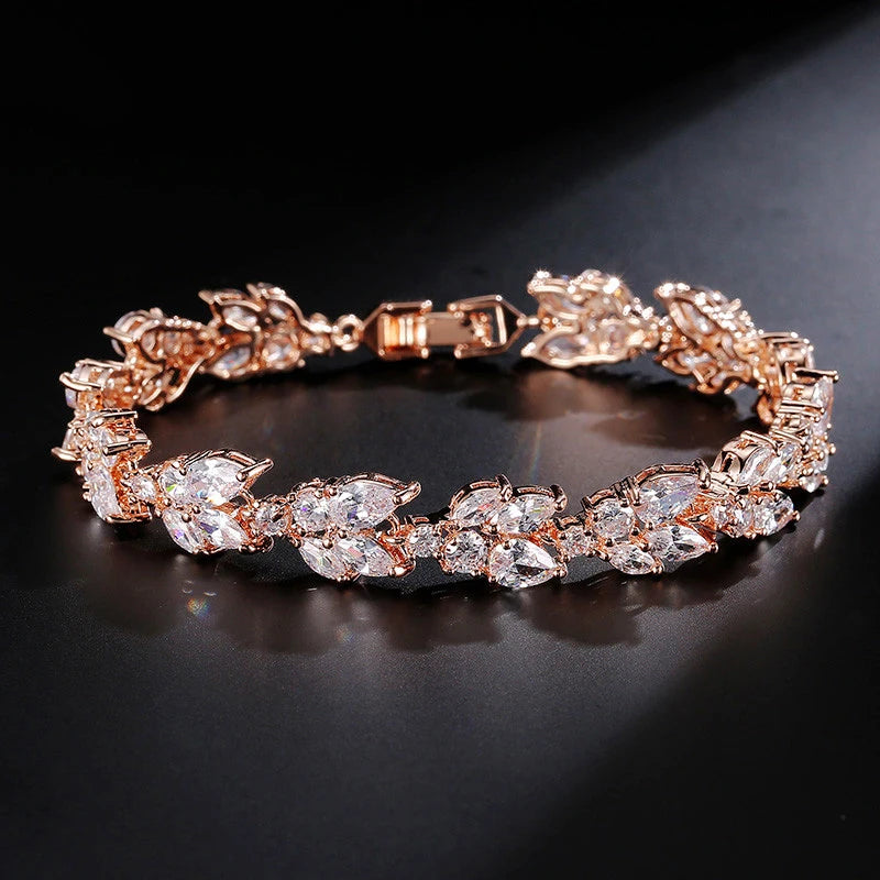 Cubic Zirconia Wedding Bracelets