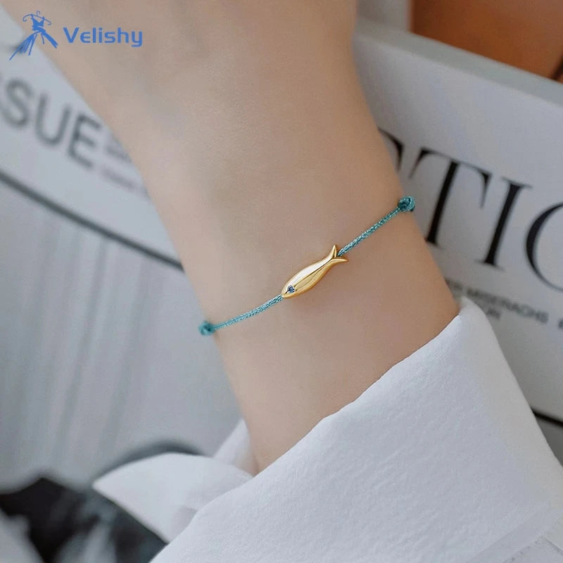 Bohemian Style Blue And Red Rope Fashion Leg Foot Chain Summer Beach Jewelry