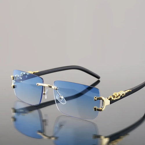 1 Pc Fashionable Women Men Sunglasses Frameless