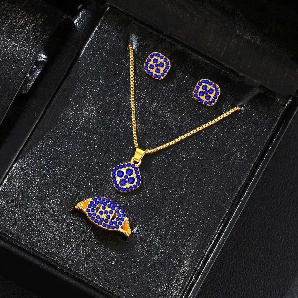 1PC Luxury Cube Jewelry Set,
