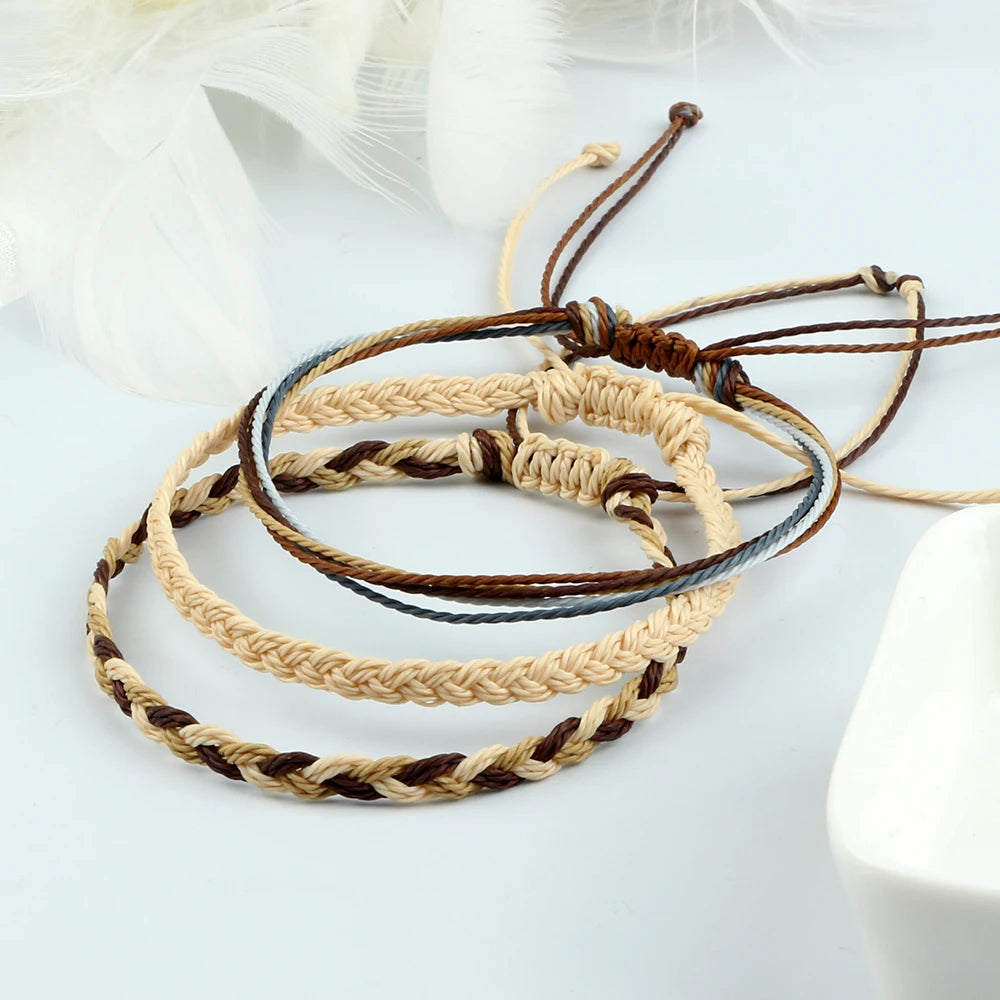 3Pcs/set Multi Color Tibetan Buddhist Bracelet