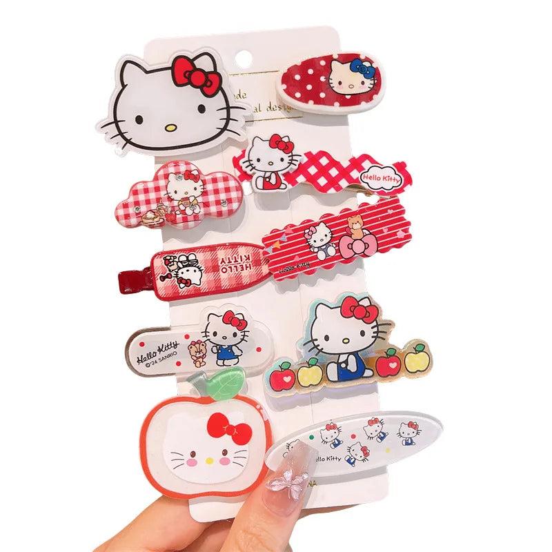 10pcs Children's Hair Clip HelloKitty