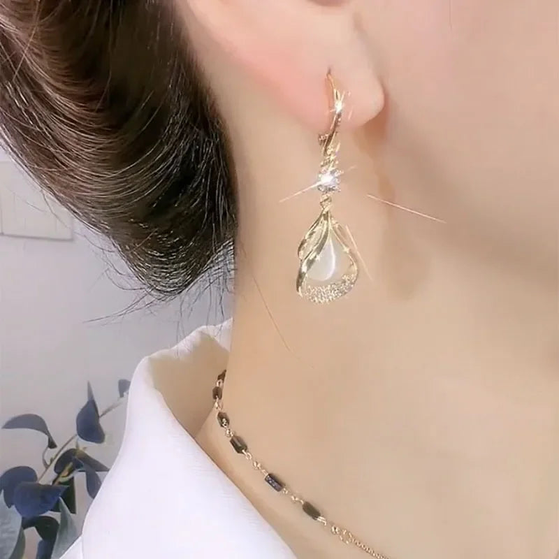 Fashion Elegant Slimming Magnetic Weight Loss Earrings for Women