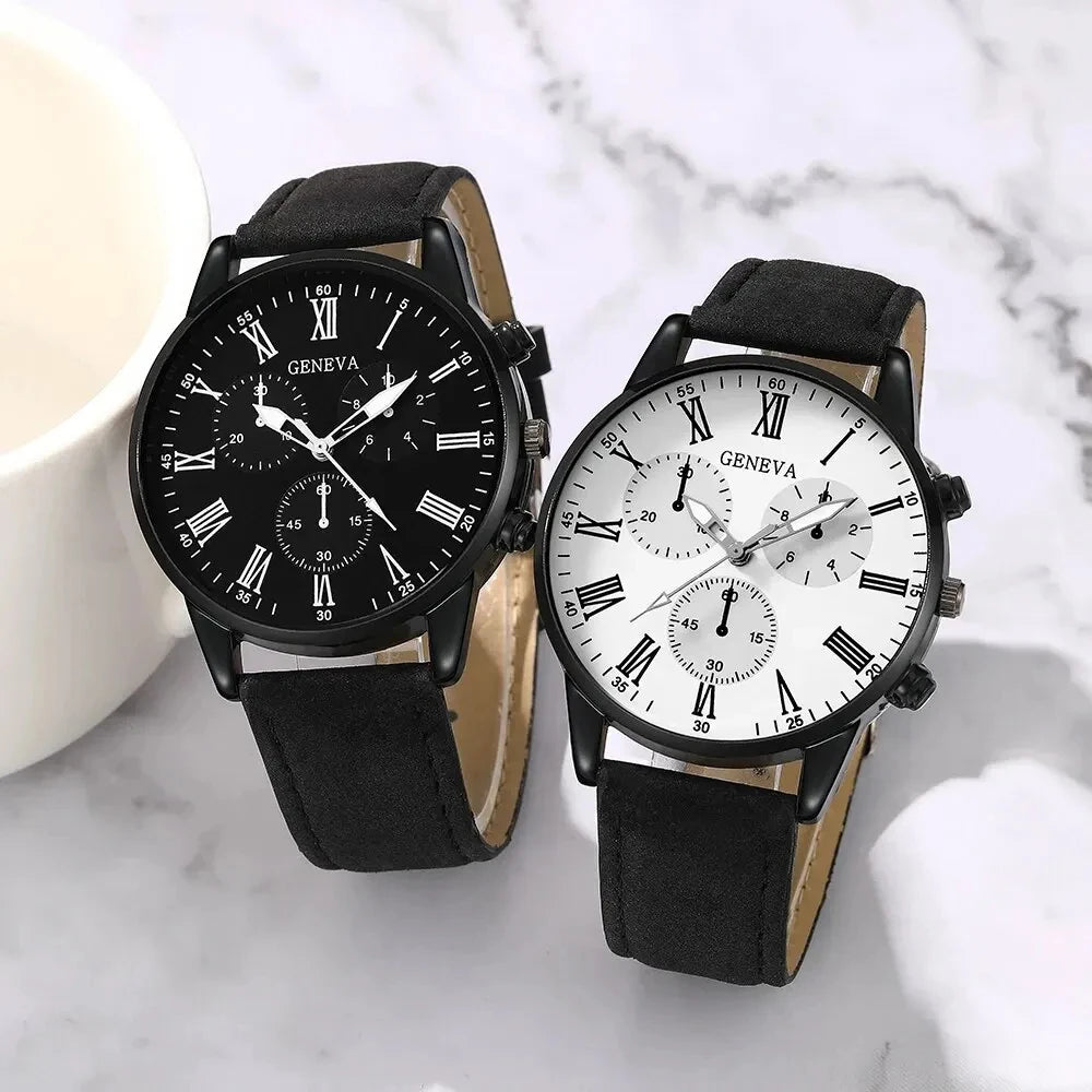 2PCS Set  Fashion  Watches