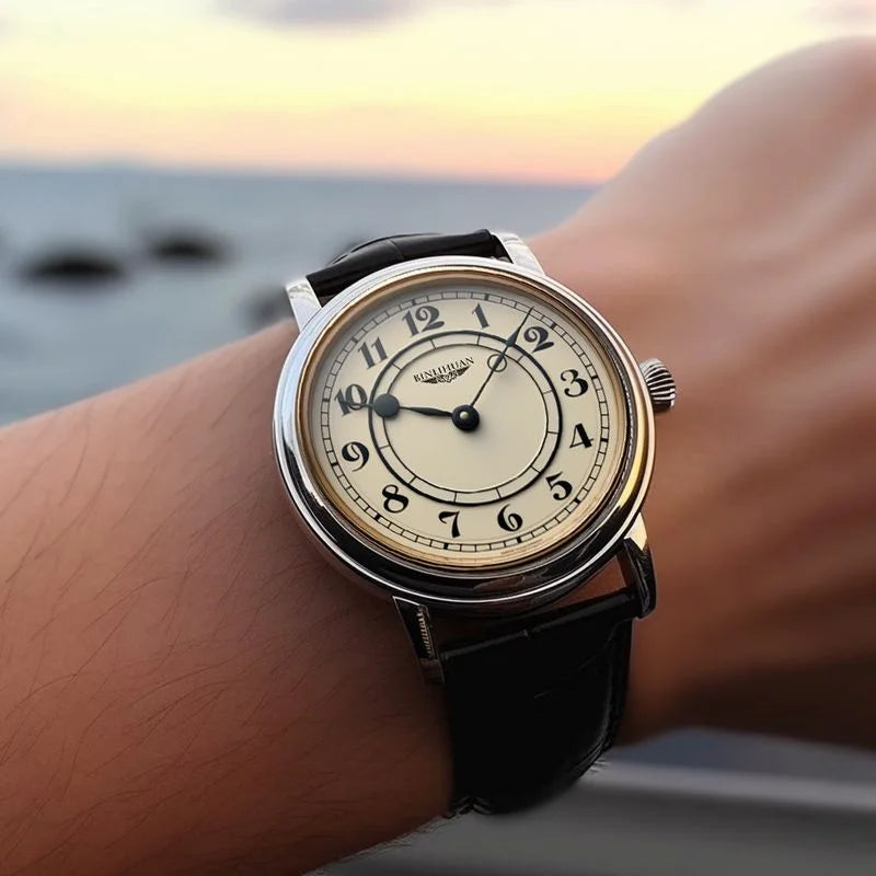 Luxury Business Waterproof Men Watch  Clock Leather Men's Watches reloj Handsome