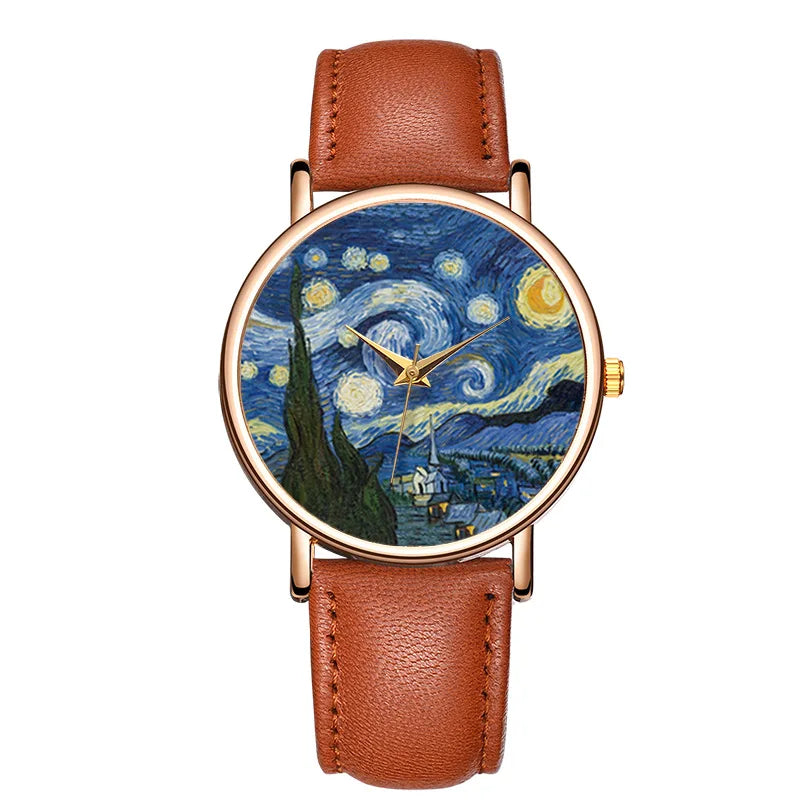 Creative Painting Design Women's Watches