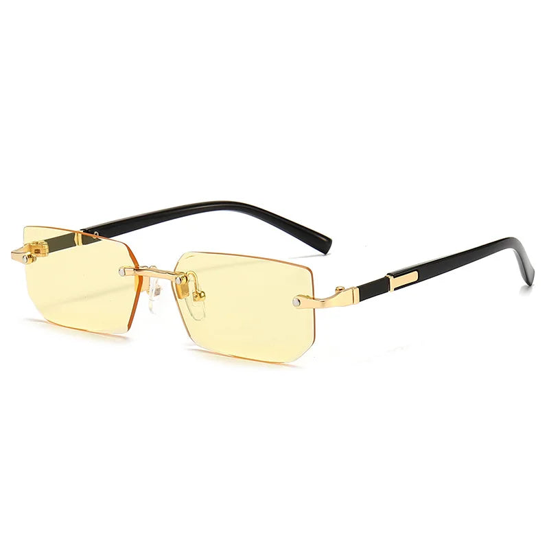 Sunglasses Rectangle Fashion Popular Women Men